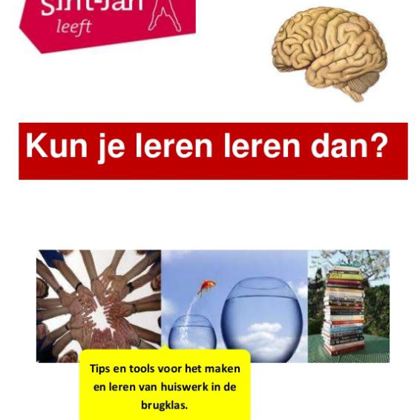 Kun Je Leren Leren Dan.
